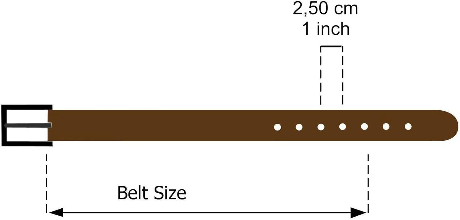 FASHIONGEN - Woman Italian Leather Belt, 2 cm width Ladies Belt for dress, pants, LINDA
