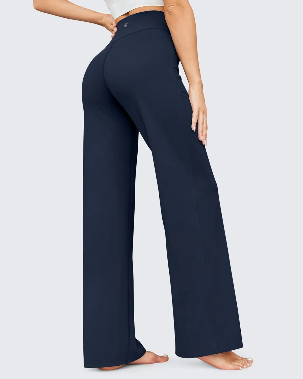 G4Free Wide Leg Pants for Women Yoga Pants High Waist Sweatpants with Pockets Stretch Lounge Pants Comfy Workout