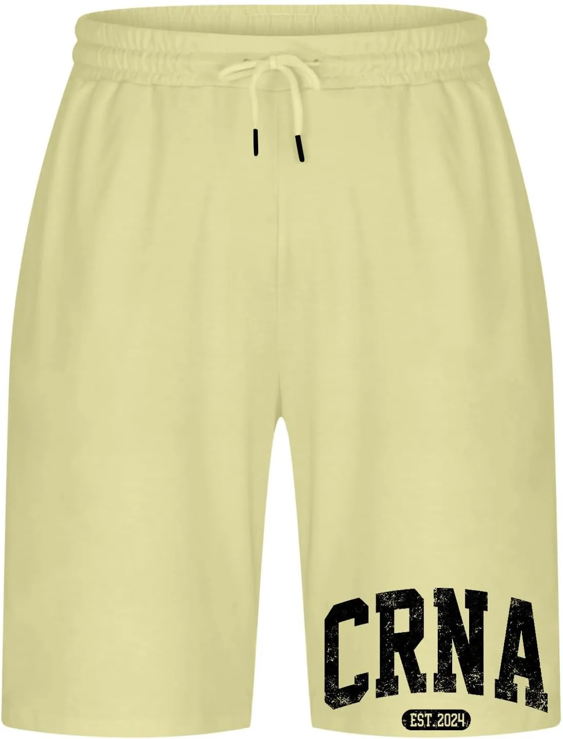Men's Letter Graphic Track Shorts Drawstring Waist Summer Workout Shorts Lightweight Casual Breathable Sport Shorts