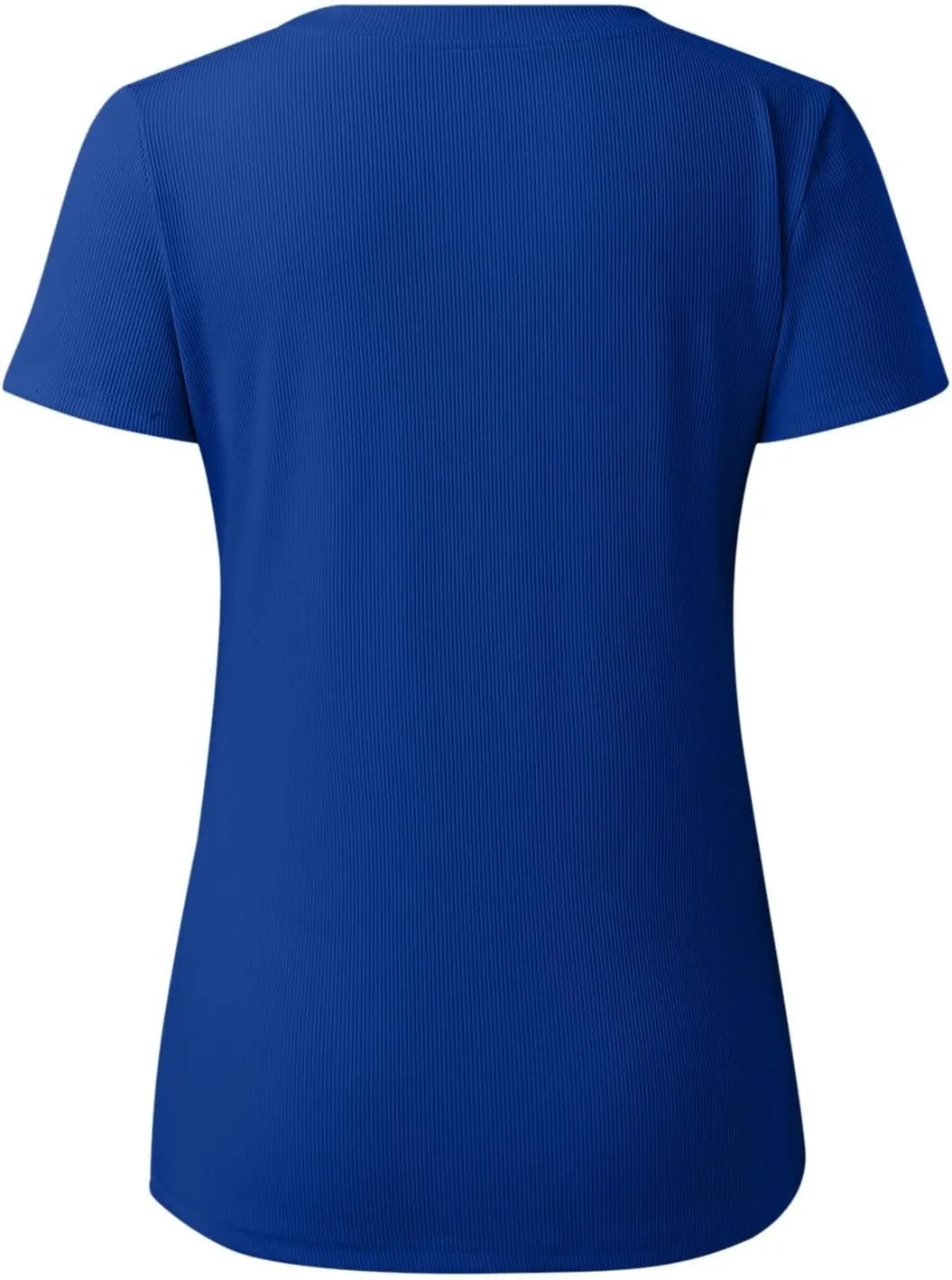Womens Summer Short Sleeve Tops Square Neck Ribbed Slim Fitted Shirts Casual Tee Tshirt Couples Christmas Shirts